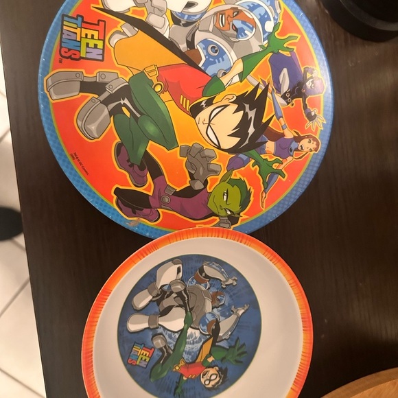 Rare Teen Titans Character Plate and bowl - Picture 1 of 1